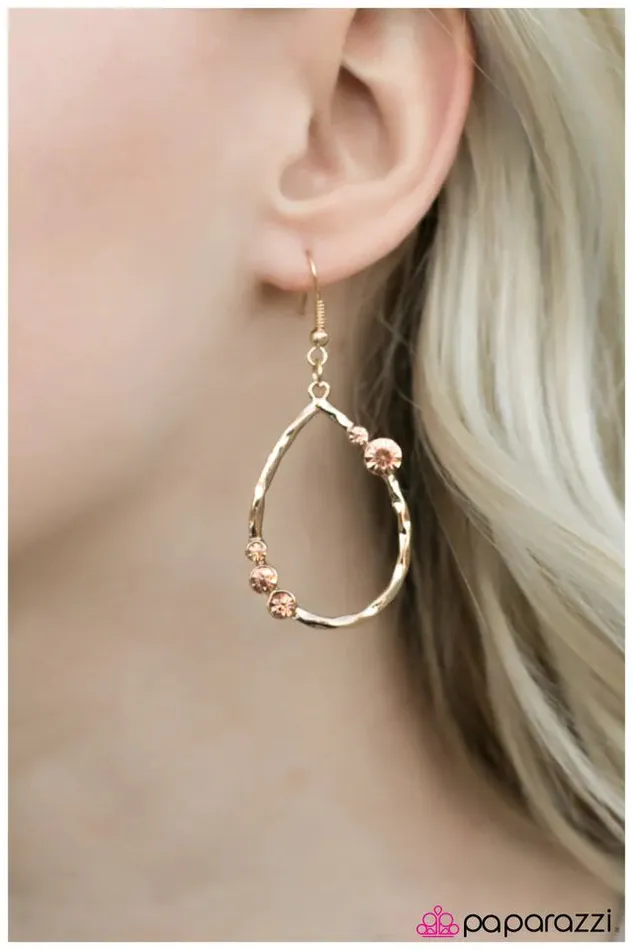 Earrings Paparazzi Jewelry Paparazzi Earring Shop till You Drop Gold