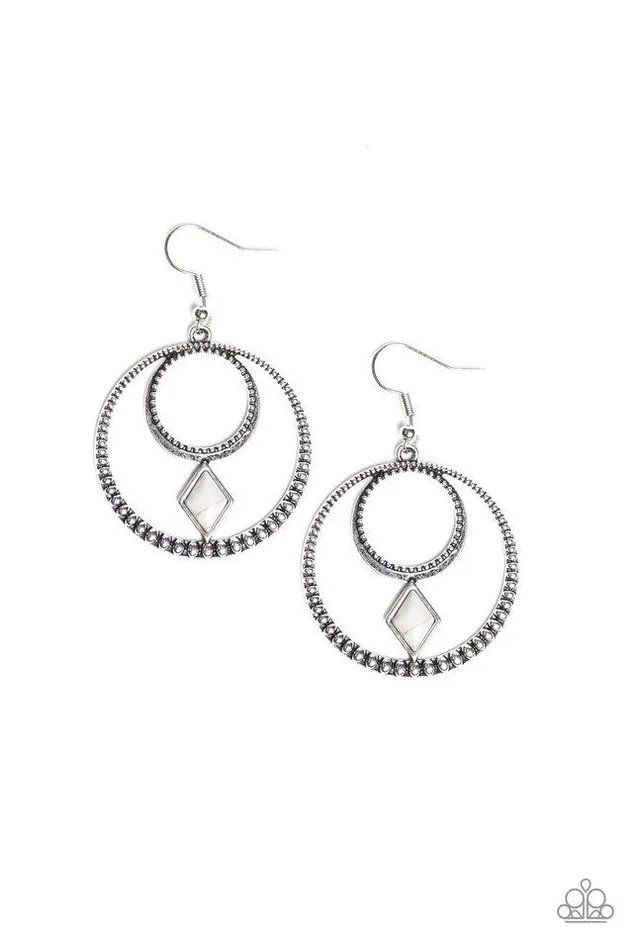 Earrings Paparazzi Jewelry Paparazzi Earring Tucson Tribute White