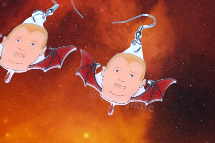 Earrings Sam Makes Things Halloween Horror Stylized Earrings Collaboration with Kate Graves
