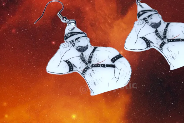 Earrings Sam Makes Things Halloween Horror Stylized Earrings Collaboration with Kate Graves