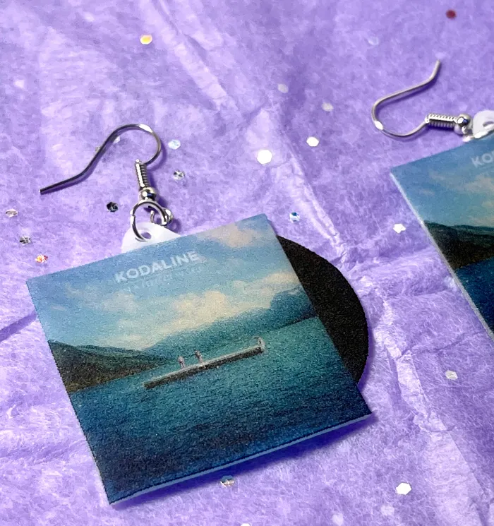 Earrings Sam Makes Things Kodaline Collection of Vinyl Albums Handmade Earrings