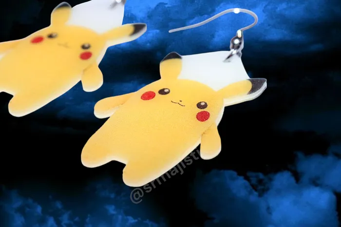 Earrings Sam Makes Things Long Pikachu Cursed Funny Pokmon Character Handmade Earrings Earrings Sam Makes Things Long Pikachu Cursed Funny Pokmon Character Handmade Earrings