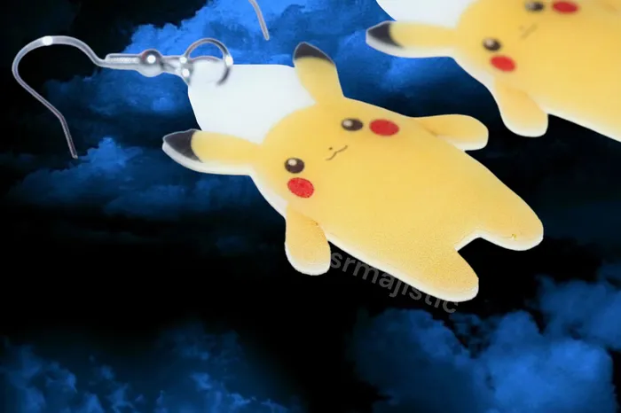 Earrings Sam Makes Things Long Pikachu Cursed Funny Pokmon Character Handmade Earrings Earrings Sam Makes Things Long Pikachu Cursed Funny Pokmon Character Handmade Earrings
