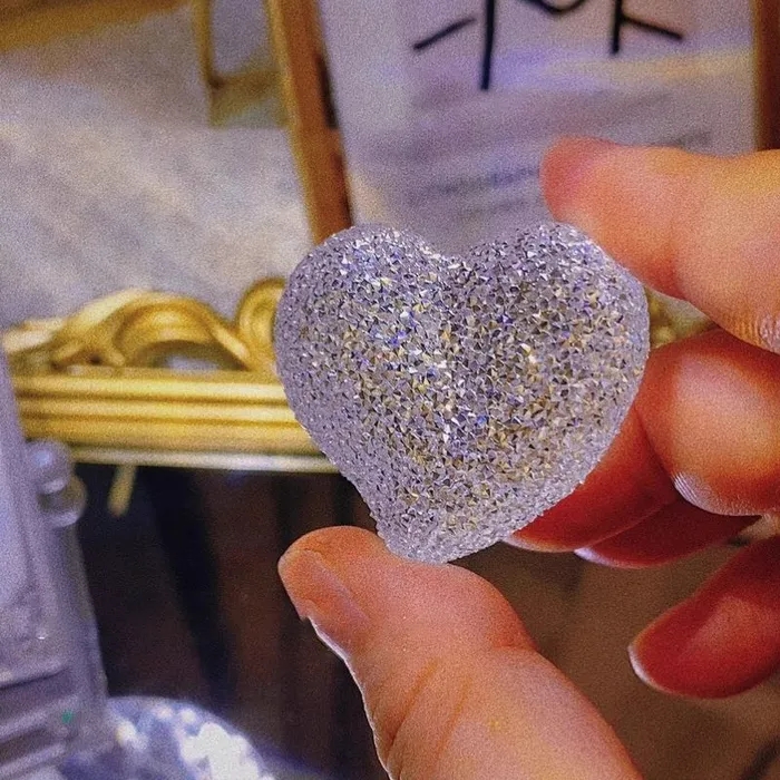 IntoResin Handmade Cluster Crystals Heart Star Decoration Resin Molds Charm Necklaces
