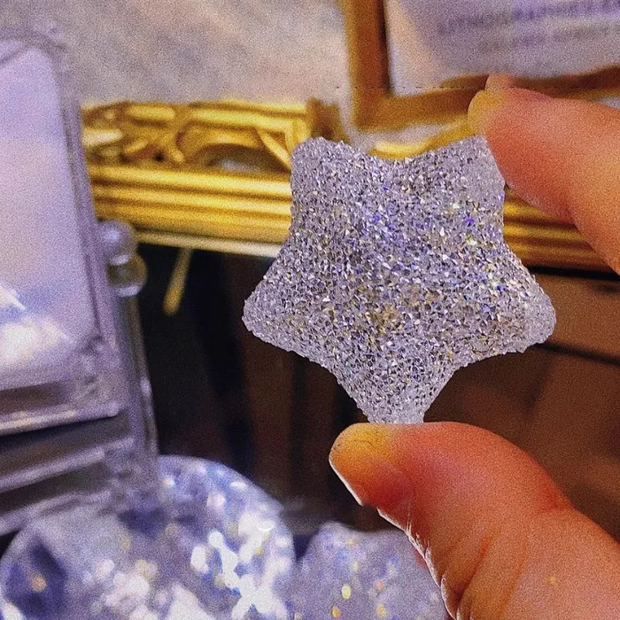 IntoResin Handmade Cluster Crystals Heart Star Decoration Resin Molds Charm Necklaces