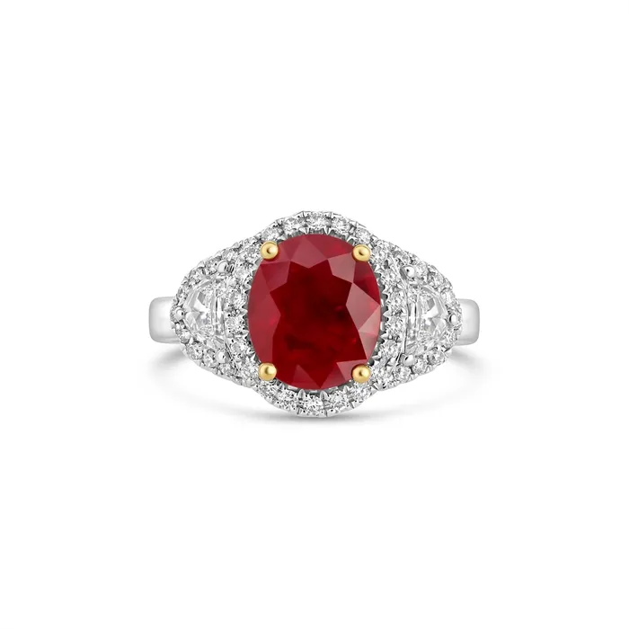 Le Vian 18K Vanilla Gold Ruby and Diamond Ring Le Vian Rings
