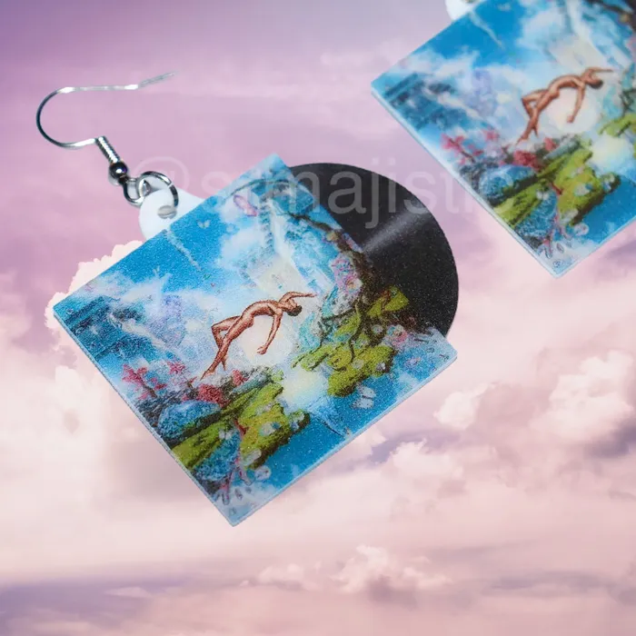 Lil Nas X Montero Vinyl Album Handmade Earrings Sam Makes Things Earrings