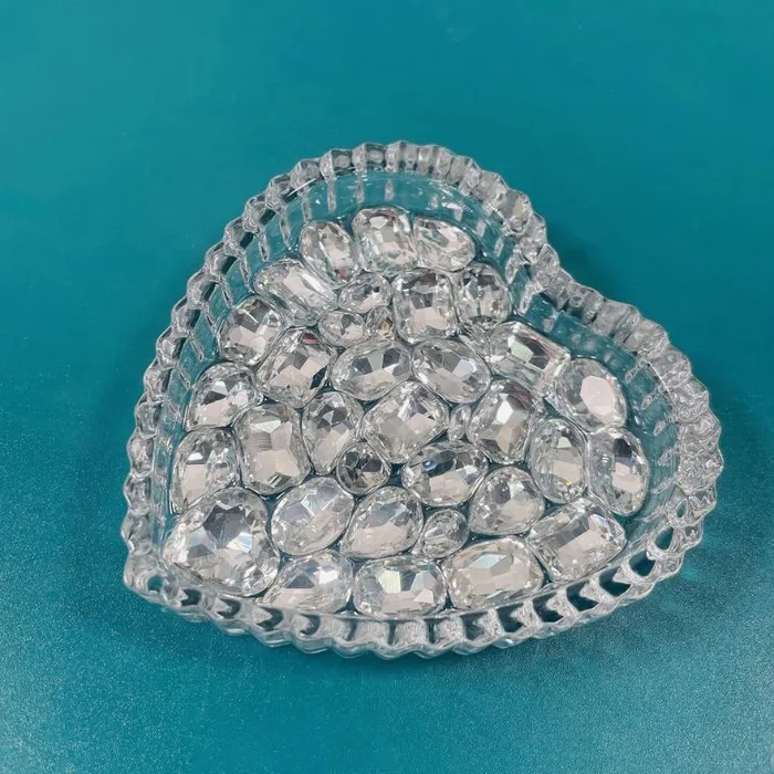 Necklaces IntoResin Handmade Diamond Heart Storage Box Resin Mold