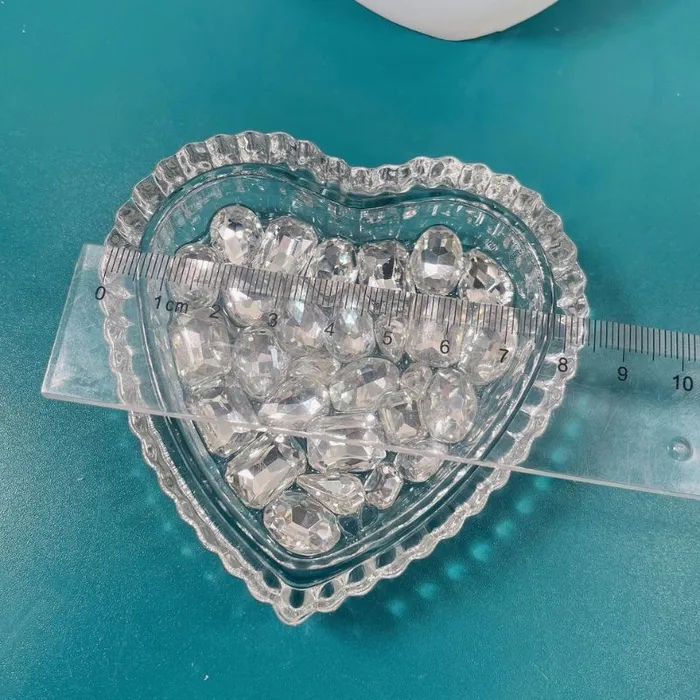 Necklaces IntoResin Handmade Diamond Heart Storage Box Resin Mold