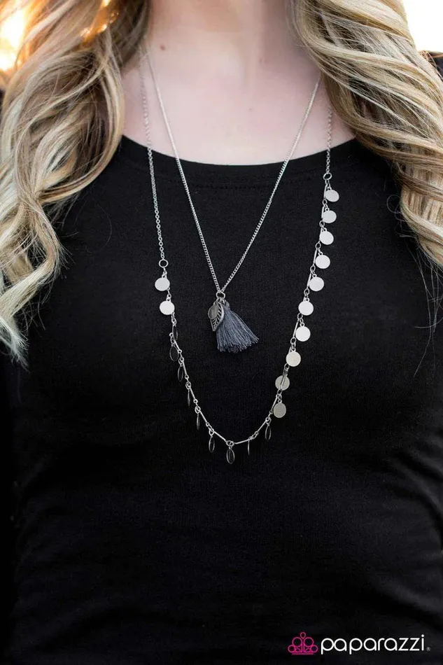 Necklaces Paparazzi Jewelry Paparazzi Necklace Born To Wander Silver