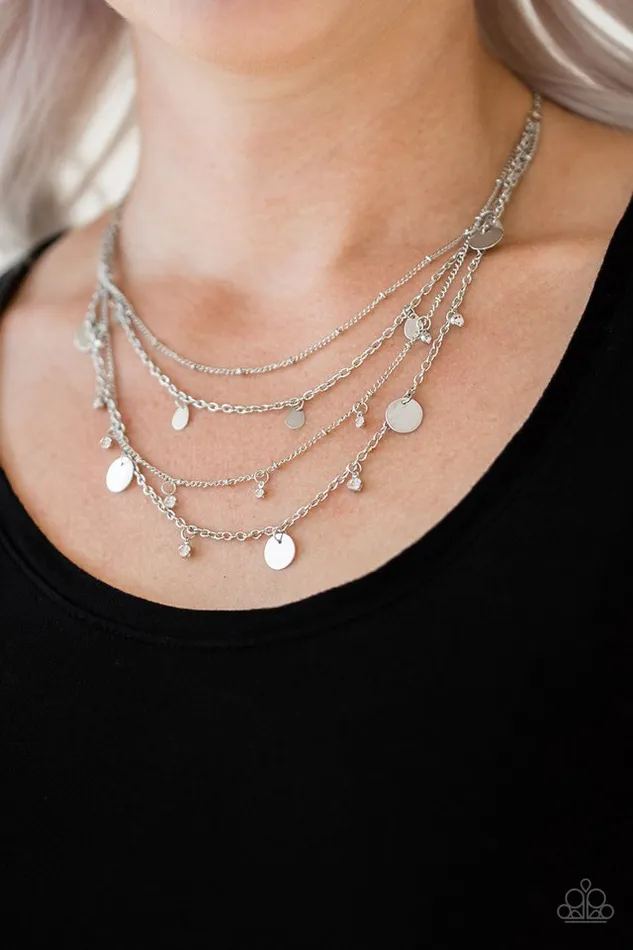 Necklaces Paparazzi Jewelry Paparazzi Necklace Classic Class Act White