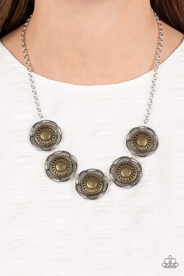 Necklaces Paparazzi Jewelry Paparazzi Necklace Desert Dcor Silver