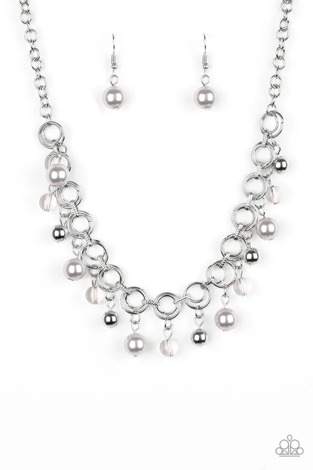 Necklaces Paparazzi Jewelry Paparazzi Necklace Fiercely Fancy Silver