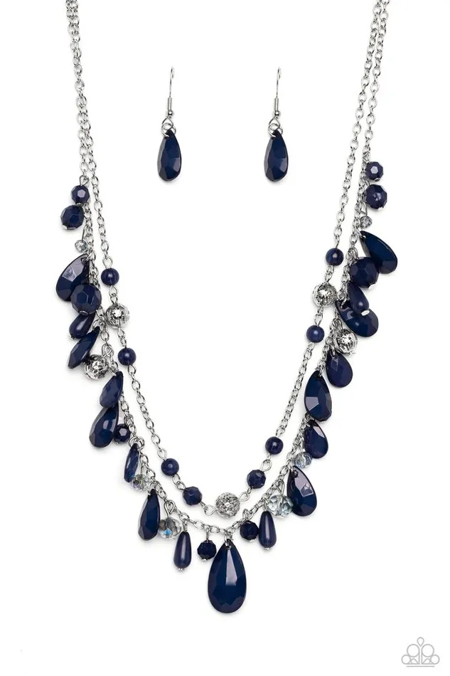Necklaces Paparazzi Jewelry Paparazzi Necklace Flirty Flood Blue Necklaces Paparazzi Jewelry Paparazzi Necklace Flirty Flood Blue