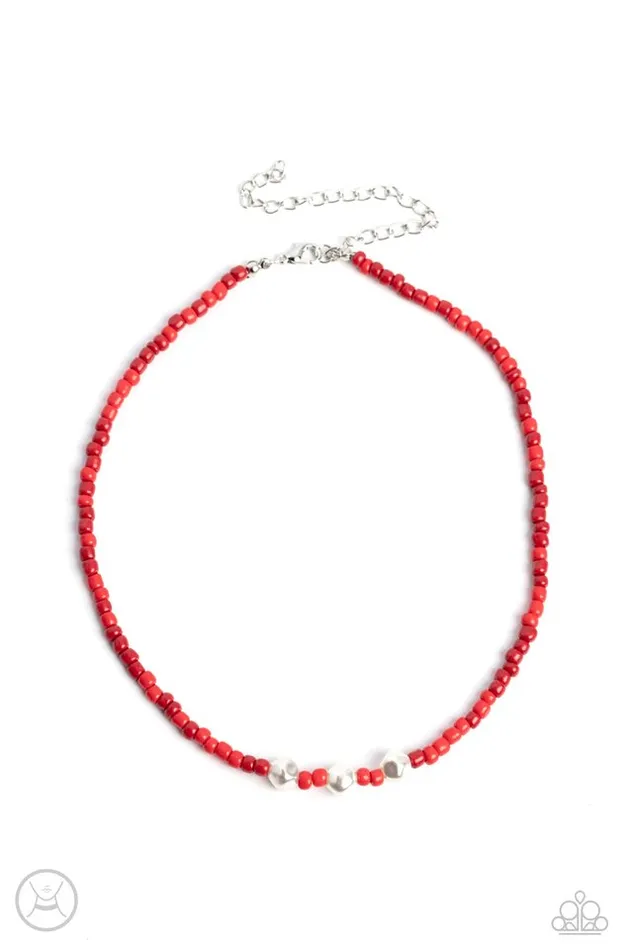 Necklaces Paparazzi Jewelry Paparazzi Necklace I Can SEED Clearly Now Red Necklaces Paparazzi Jewelry Paparazzi Necklace I Can SEED Clearly Now Red