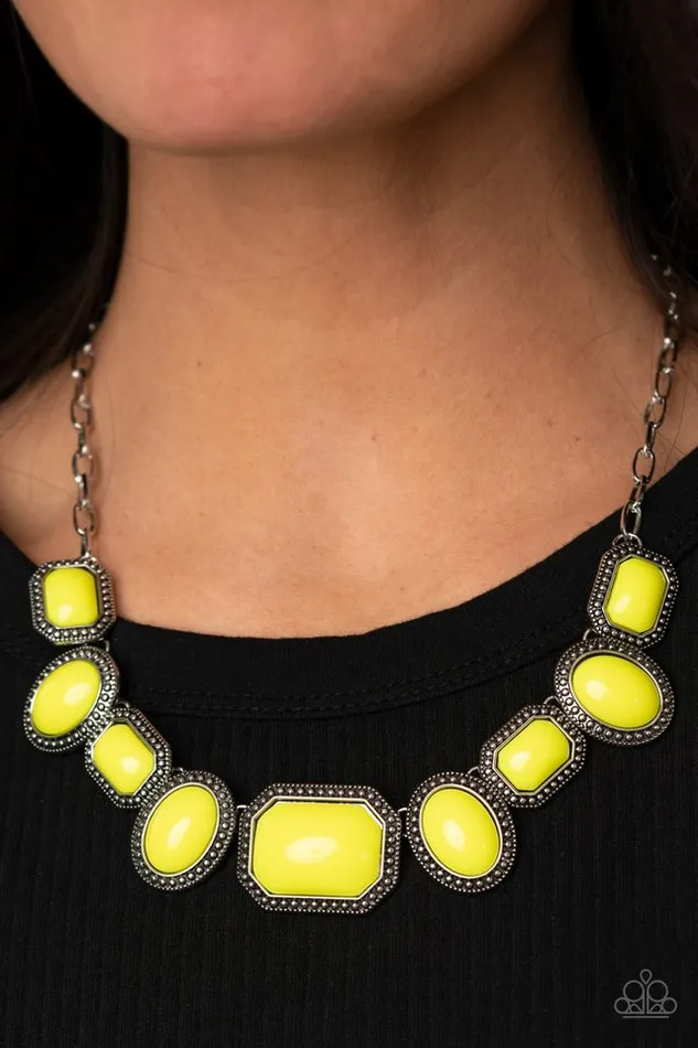 Necklaces Paparazzi Jewelry Paparazzi Necklace Lets Get Loud Yellow