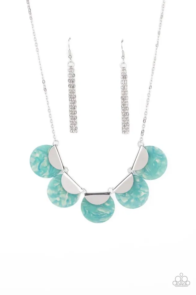 Necklaces Paparazzi Jewelry Paparazzi Necklace Mermaid Oasis Blue Necklaces Paparazzi Jewelry Paparazzi Necklace Mermaid Oasis Blue