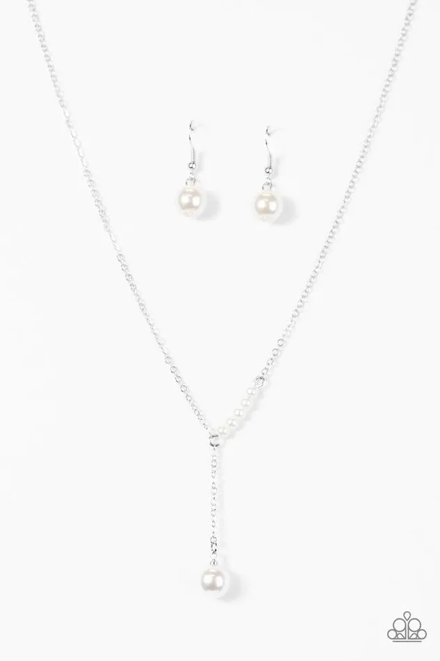 Necklaces Paparazzi Jewelry Paparazzi Necklace Modernly Metro White