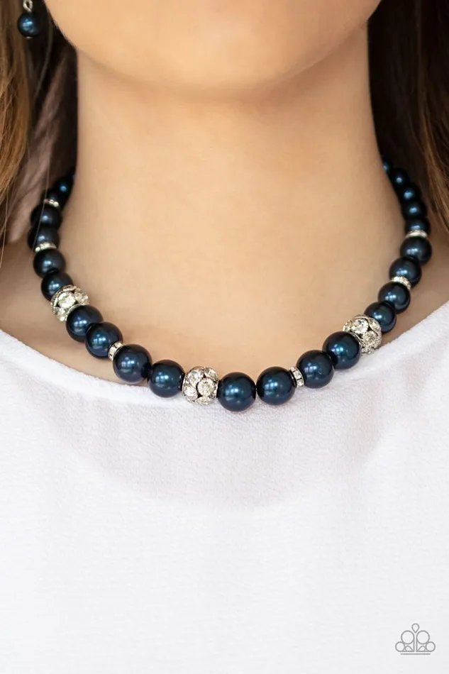 Necklaces Paparazzi Jewelry Paparazzi Necklace Rich Girl Refinement Blue