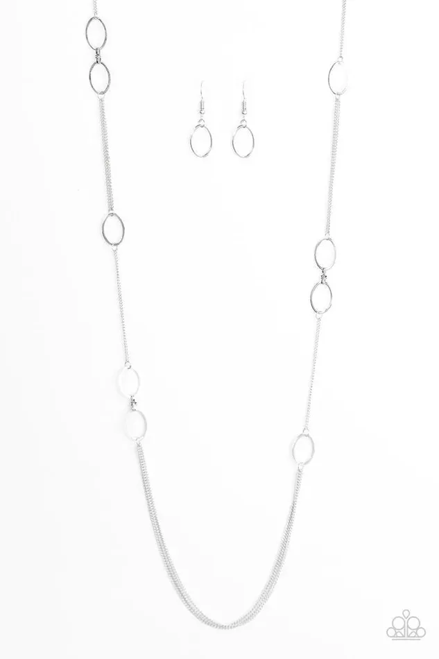 Necklaces Paparazzi Jewelry Paparazzi Necklace Shine Time Silver