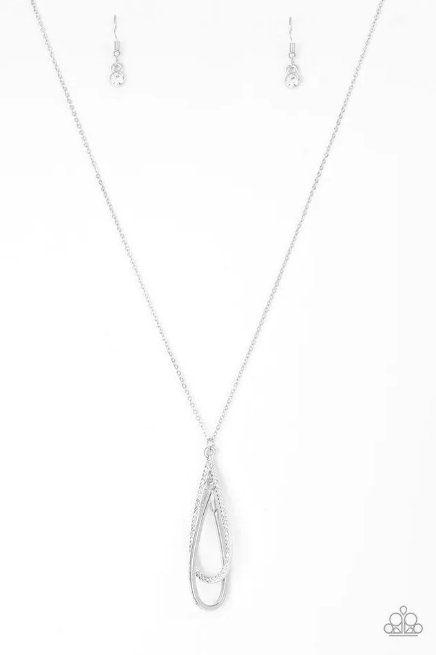 Necklaces Paparazzi Jewelry Paparazzi Necklace Step Into The Spotlight White