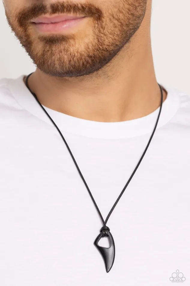 Necklaces Paparazzi Jewelry Paparazzi Necklace Summer Shark Black
