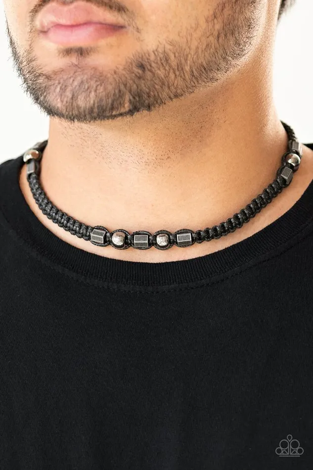 Necklaces Paparazzi Jewelry Paparazzi Necklace Take a Trek Black