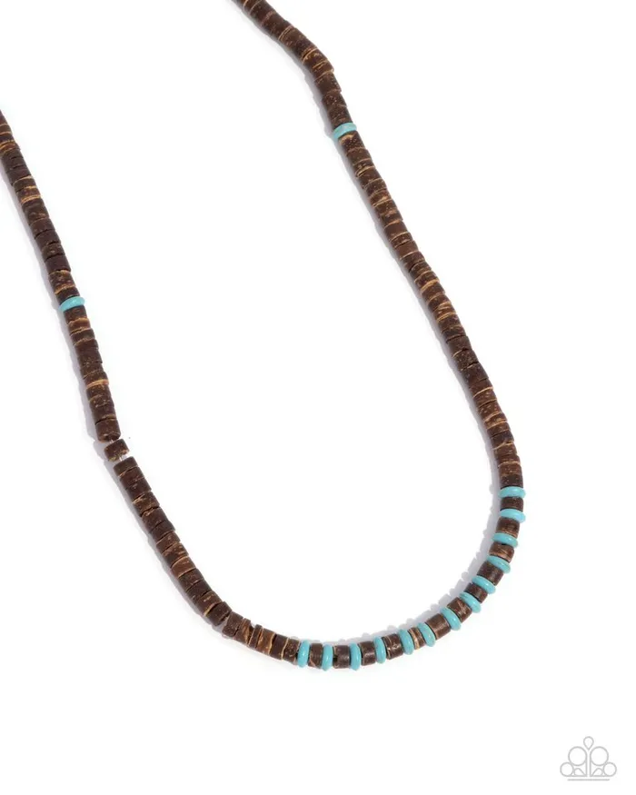 Necklaces Paparazzi Jewelry Paparazzi Necklace The WOOD Times Blue Necklaces Paparazzi Jewelry Paparazzi Necklace The WOOD Times Blue
