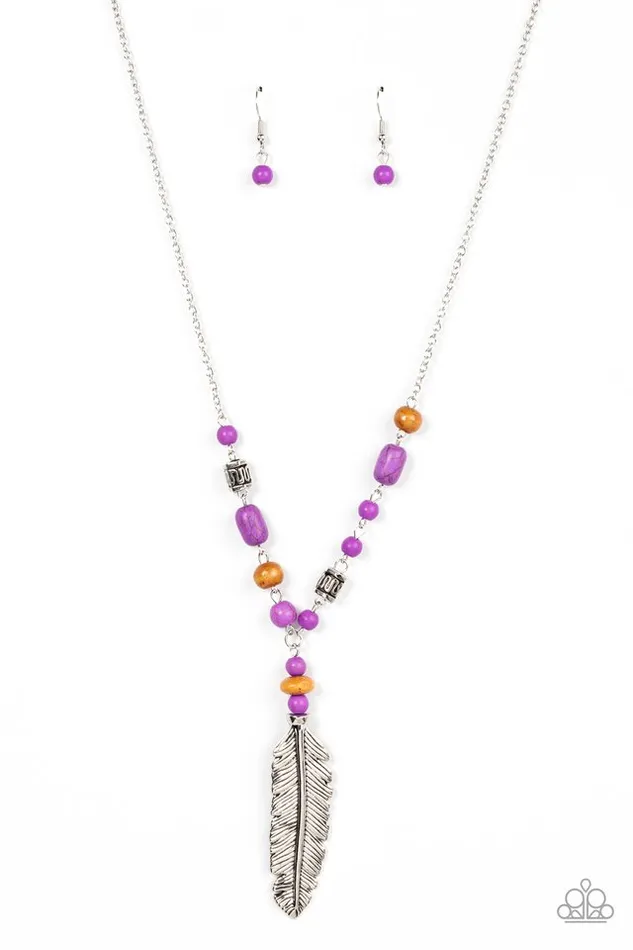 Necklaces Paparazzi Jewelry Paparazzi Necklace Watch Me Fly Purple Necklaces Paparazzi Jewelry Paparazzi Necklace Watch Me Fly Purple