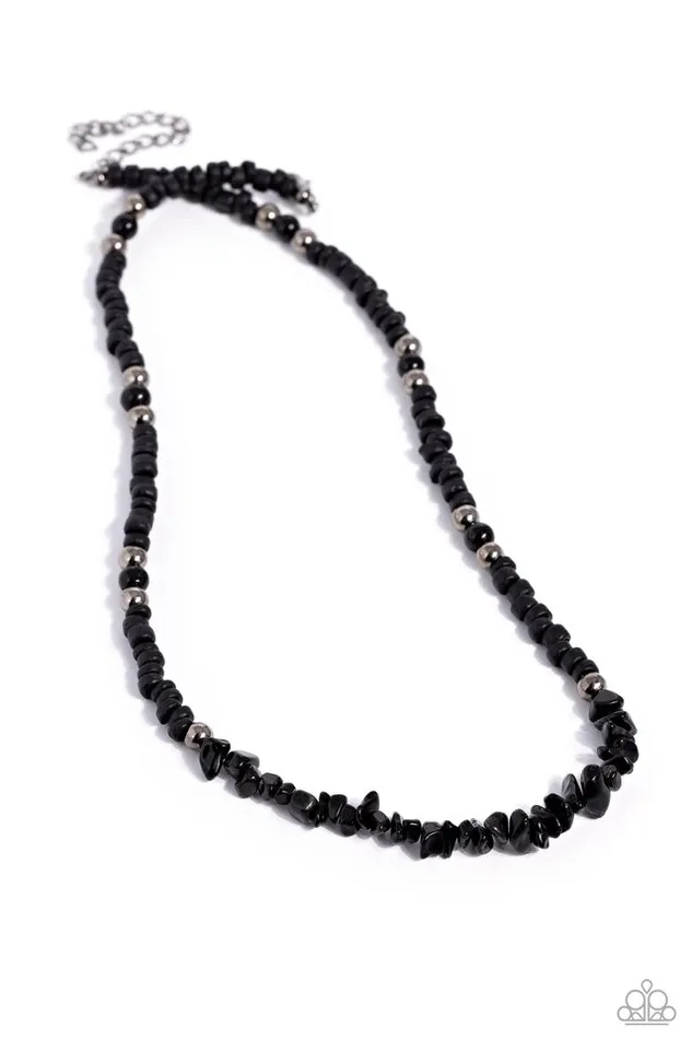 Necklaces Paparazzi Jewelry Paparazzi Necklace Wild Woodcutter Black Necklaces Paparazzi Jewelry Paparazzi Necklace Wild Woodcutter Black
