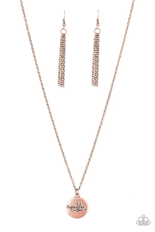 Necklaces Paparazzi Jewelry Paparazzi Necklace Worlds Best Grandma Copper