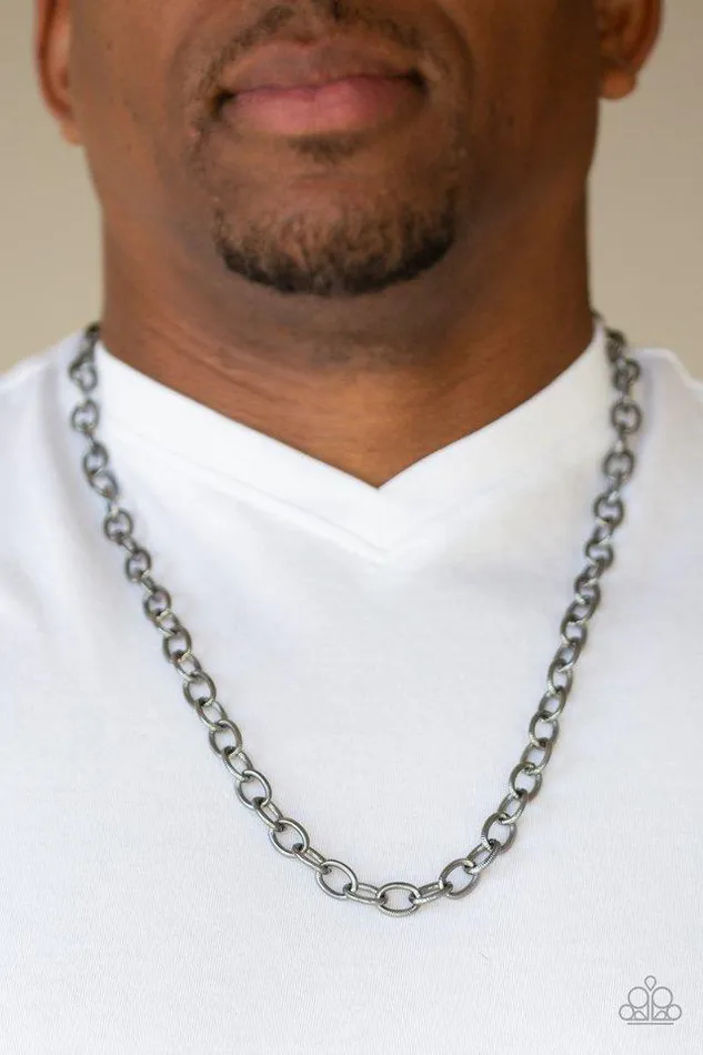 Necklaces Paparazzi Necklace Courtside Seats Black Paparazzi Jewelry