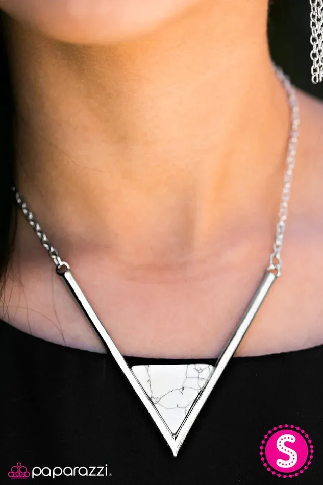 Necklaces Paparazzi Necklace Mesa Marvel White Paparazzi Jewelry