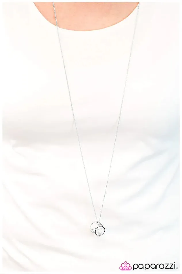 Necklaces Paparazzi Necklace Pandoras Box White Paparazzi Jewelry