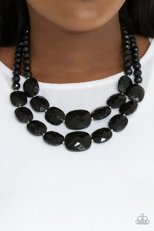 Necklaces Paparazzi Necklace Resort Ready Black Paparazzi Jewelry