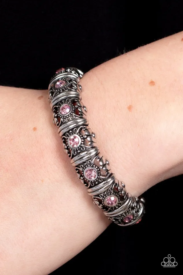 Paparazzi Bracelet Ageless Glow Pink Paparazzi Jewelry Bracelets