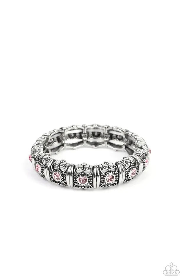 Paparazzi Bracelet Ageless Glow Pink Paparazzi Jewelry Bracelets Paparazzi Bracelet Ageless Glow Pink Paparazzi Jewelry Bracelets