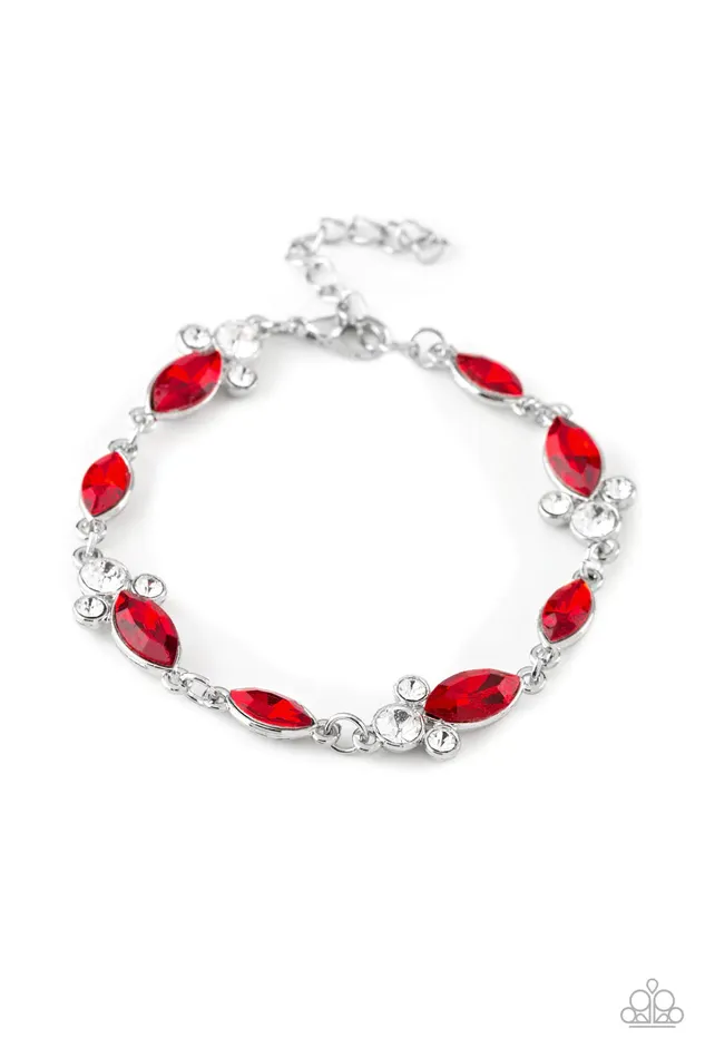 Paparazzi Bracelet At Any Cost Red Paparazzi Jewelry Bracelets