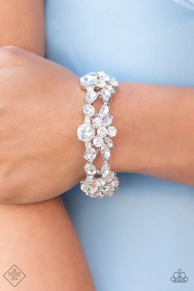 Paparazzi Bracelet Beloved Bling White Paparazzi Jewelry Bracelets