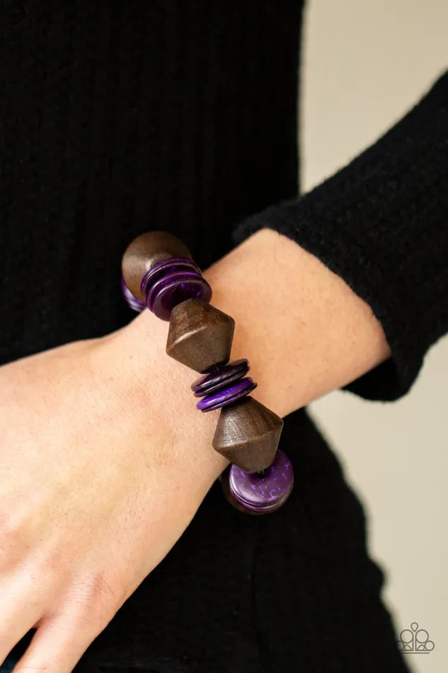 Paparazzi Bracelet Bermuda Boardwalk Purple Paparazzi Jewelry Bracelets