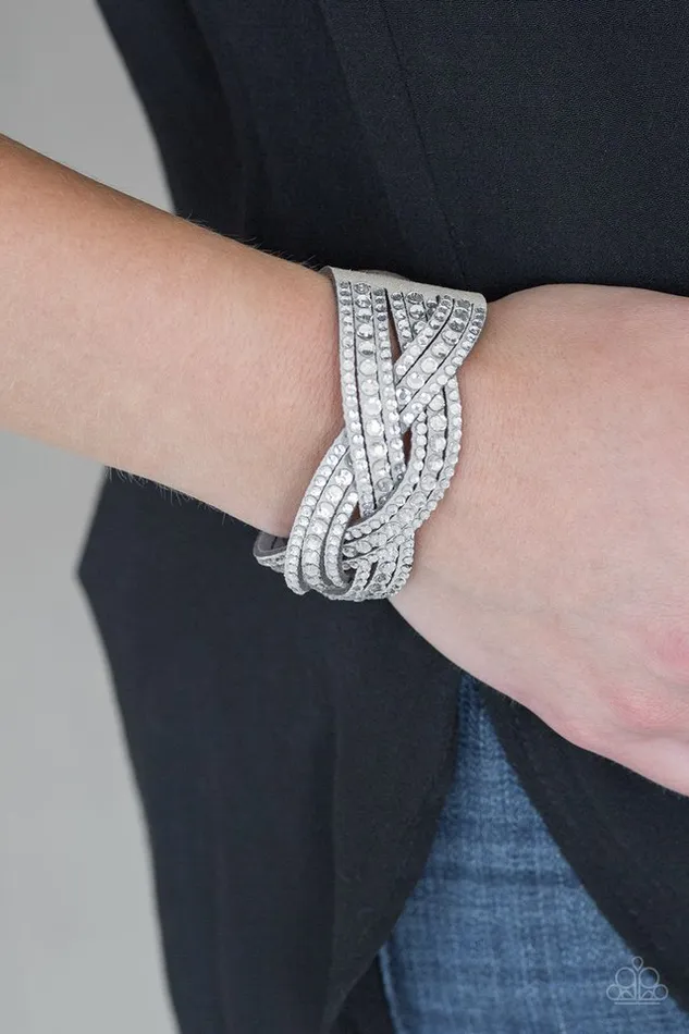 Paparazzi Bracelet Bring On The Bling Silver Paparazzi Jewelry Bracelets