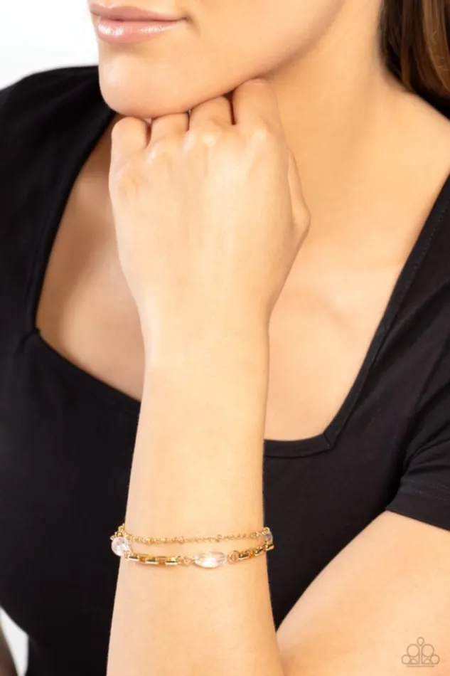 Paparazzi Bracelet Business Brunch Gold Paparazzi Jewelry Bracelets