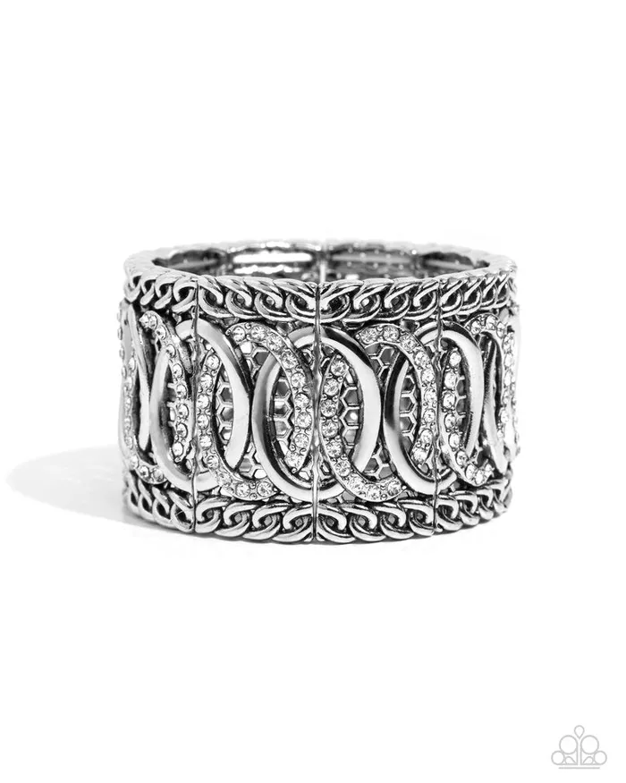 Paparazzi Bracelet Forged Fashion White Paparazzi Jewelry Bracelets Paparazzi Bracelet Forged Fashion White Paparazzi Jewelry Bracelets