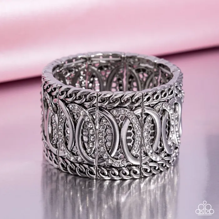 Paparazzi Bracelet Forged Fashion White Paparazzi Jewelry Bracelets Paparazzi Bracelet Forged Fashion White Paparazzi Jewelry Bracelets
