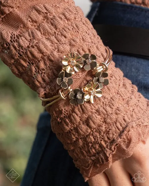Paparazzi Bracelet Genuine Garden Gold Paparazzi Jewelry Bracelets