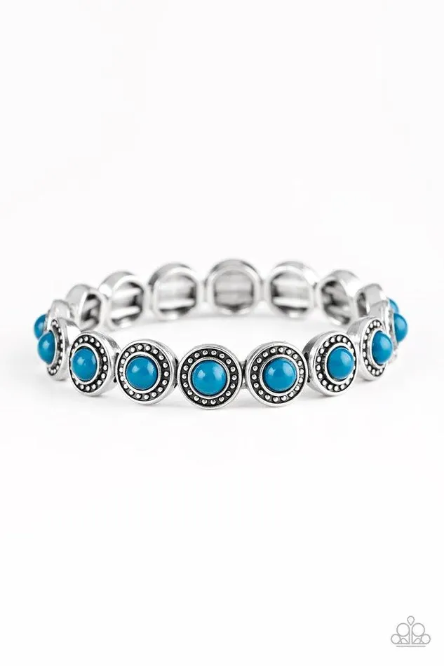 Paparazzi Bracelet Globetrotter Goals Blue Paparazzi Jewelry Bracelets