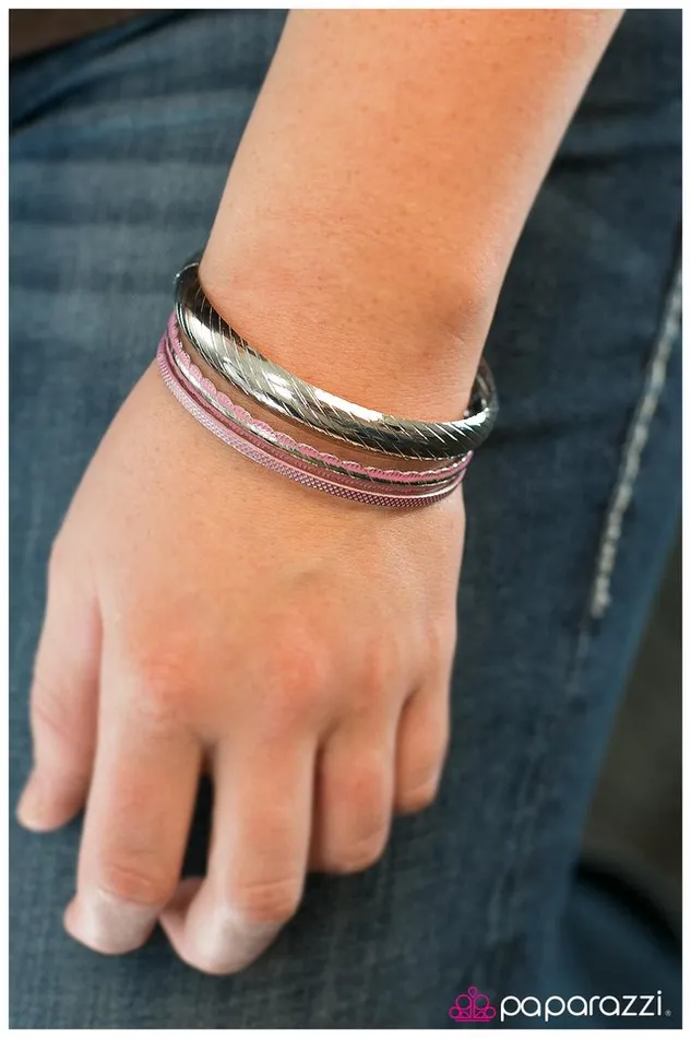 Paparazzi Bracelet In High Spirits Pink Paparazzi Jewelry Bracelets