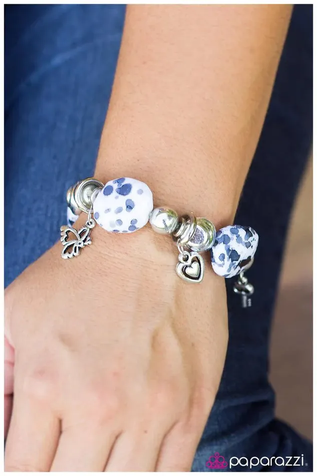 Paparazzi Bracelet Just A Speck White Paparazzi Jewelry Bracelets