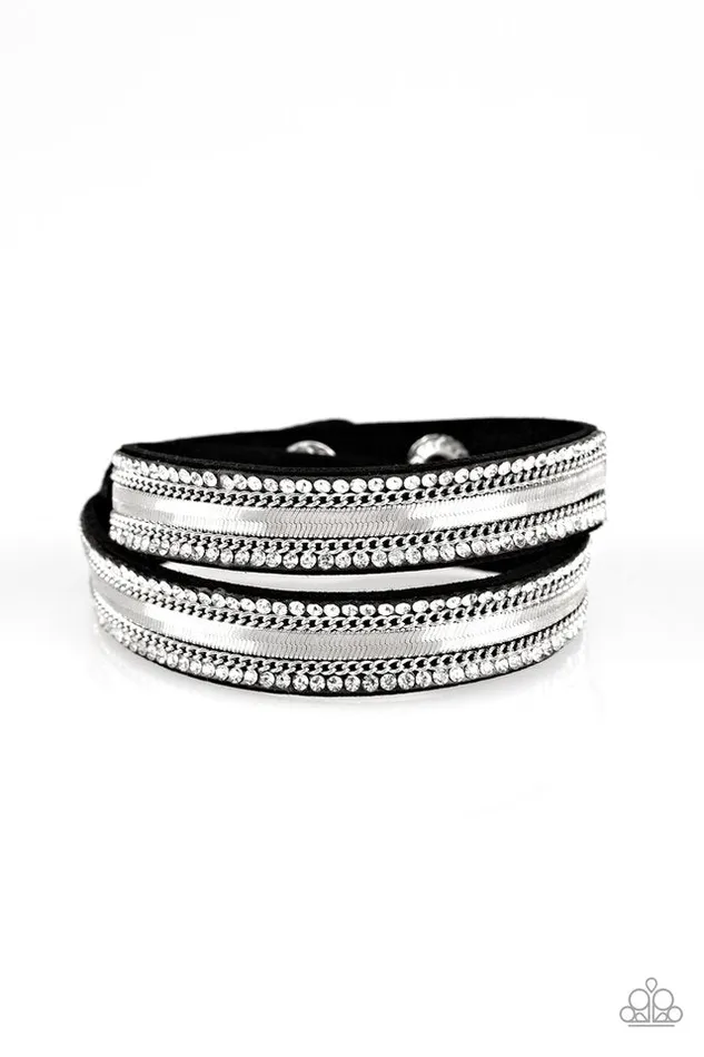 Paparazzi Bracelet Rocker Rivalry Black Paparazzi Jewelry Bracelets Paparazzi Bracelet Rocker Rivalry Black Paparazzi Jewelry Bracelets