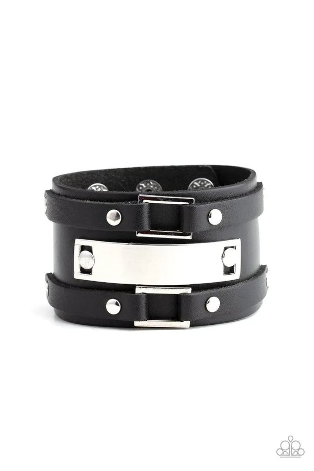 Paparazzi Bracelet Rural Ranger Black Paparazzi Jewelry Bracelets
